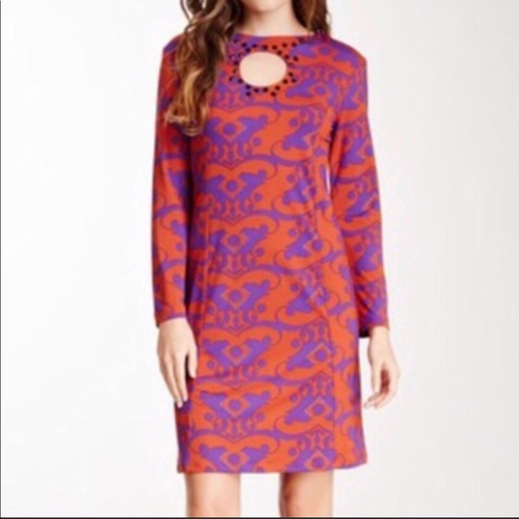 Tracy Negoshian Damask print Ginger Dress XL NWT - Picture 6 of 7